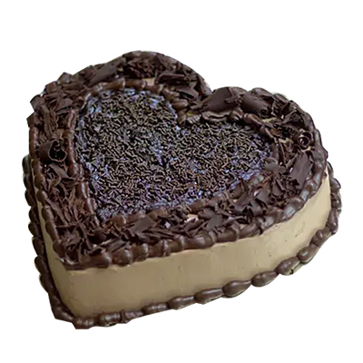 "Heart shape chocolate cake - 1kg - Click here to View more details about this Product